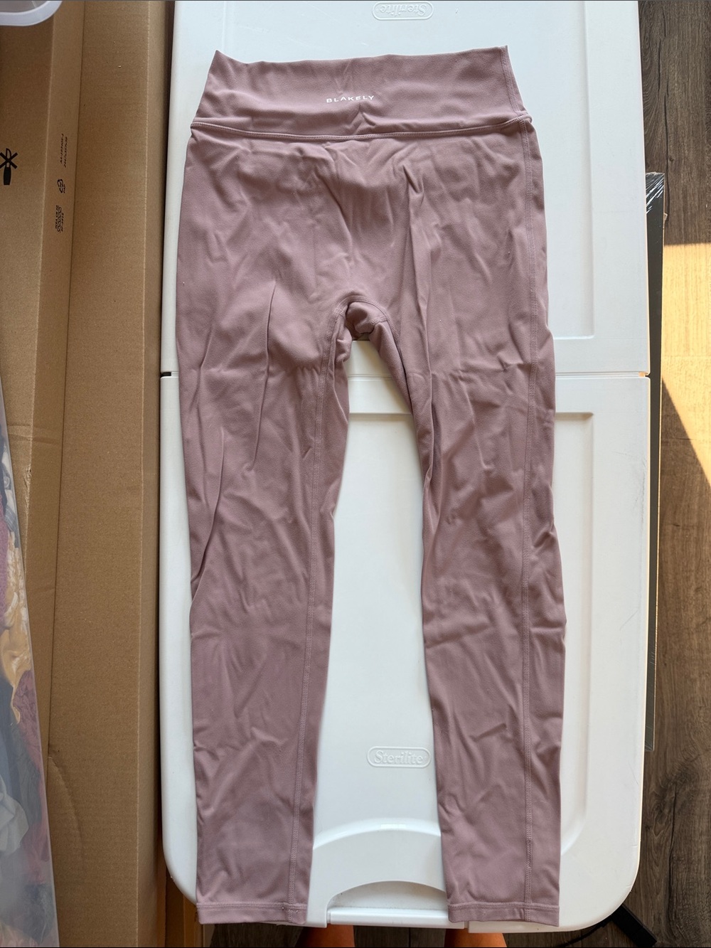 Blakely Seamless High-Waist Kids Leggings - Dusty Rose
